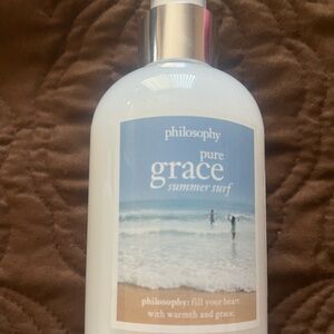 Philosophy, pure gray summer surf. Body and hair spritz.